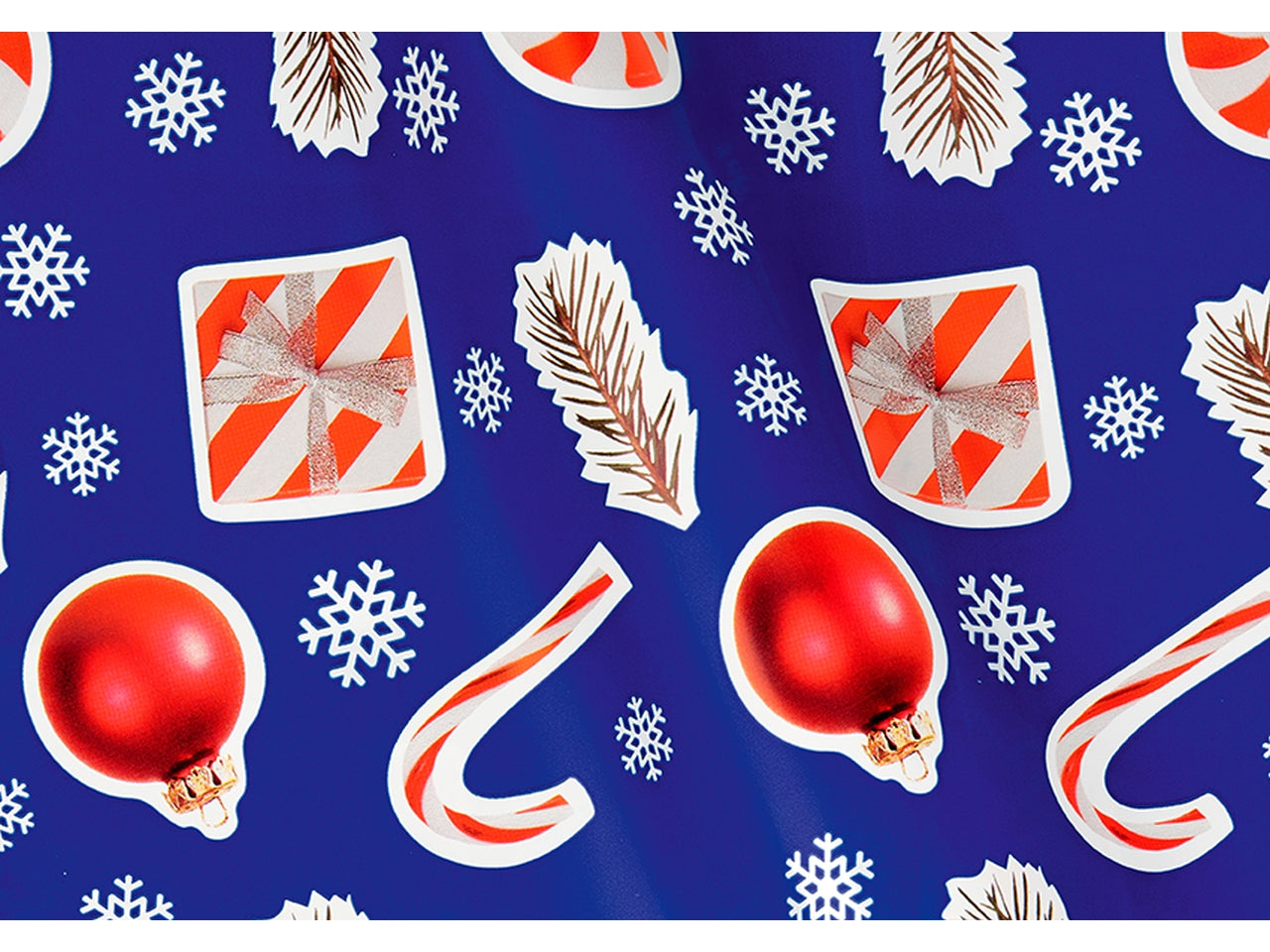 Buste fondo pieno 40my decoro xmas stickers misura 35x50cm - la confezione comprende 50 buste