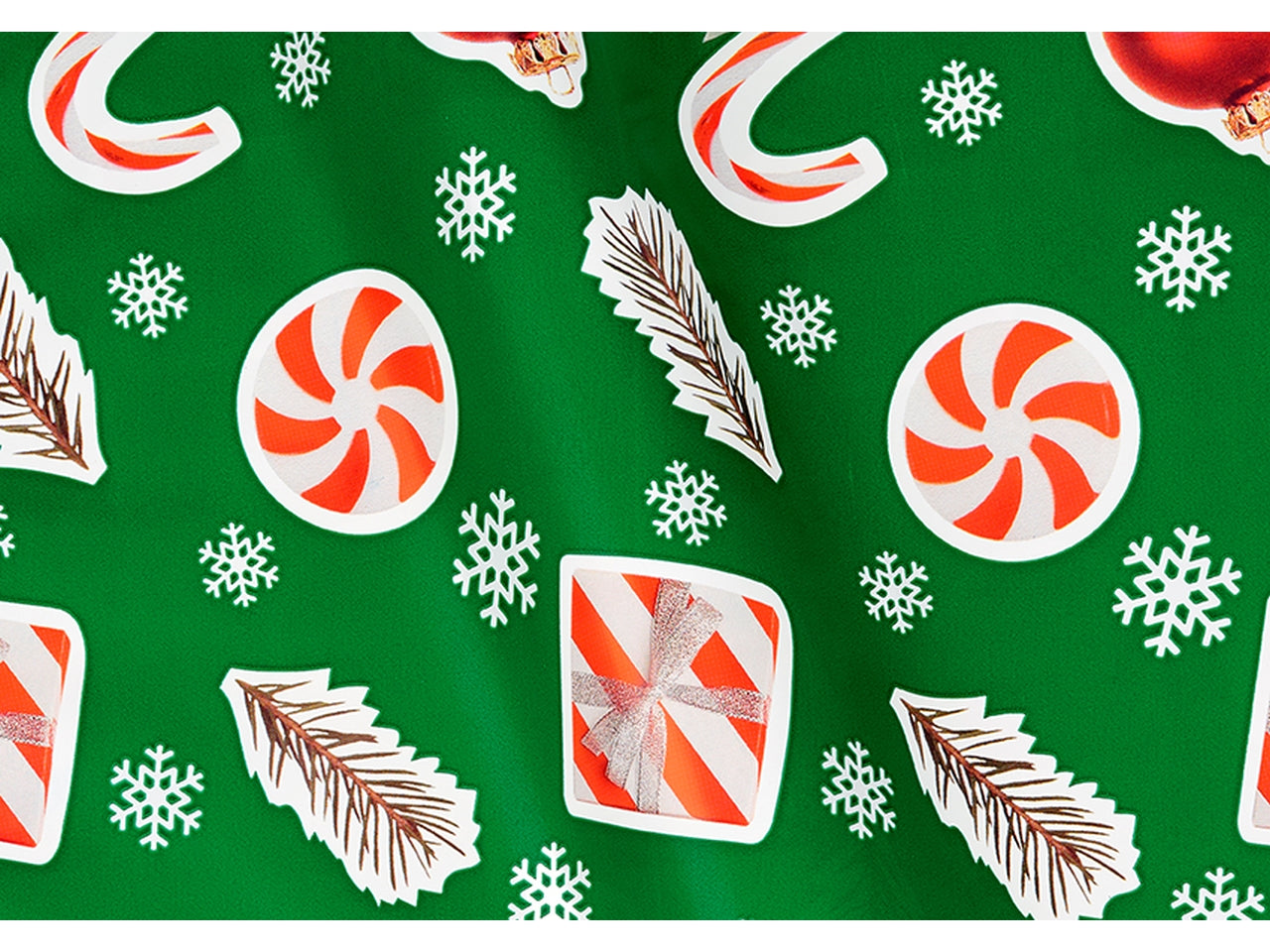 Buste fondo pieno 40my decoro xmas stickers misura 35x50cm - la confezione comprende 50 buste