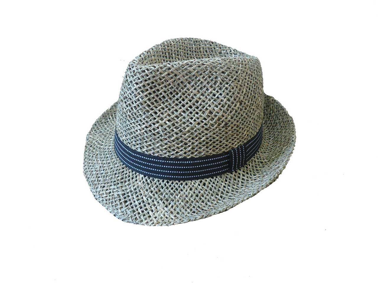 Cappello alpinetto con nastro tratteggiato taglie 55 57 59 61
