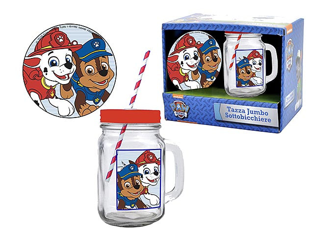 paw patrol barattolo c/cannuccia n95486 $