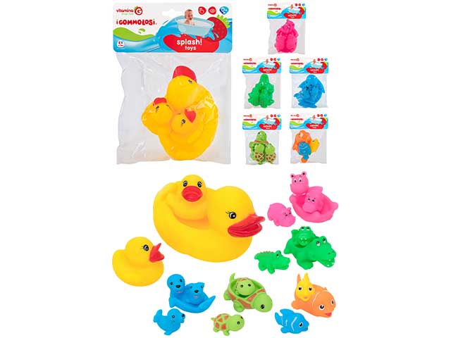 gommolosi famiglia animali 3pz 05369
