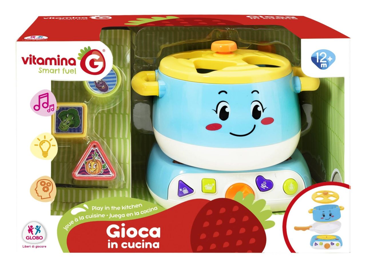 Pentola magica c/luci/suoni/formine 05419