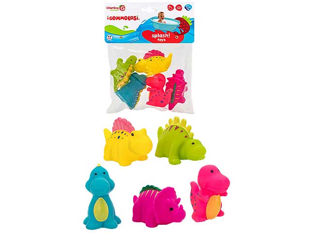gommolosi dinosauro 5pz 05428