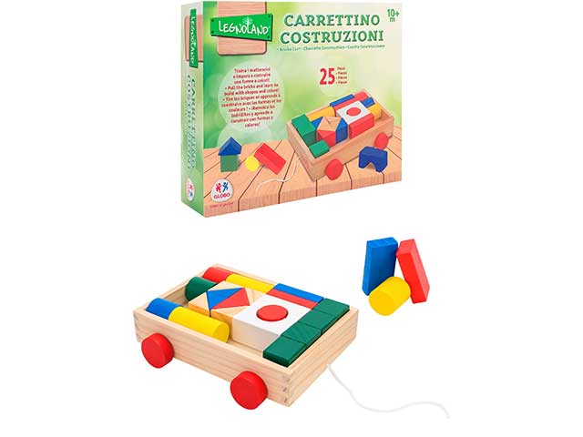 Legnoland costruzioni carretto trainabile 36076