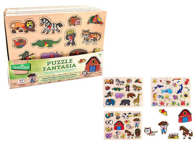 Legnoland puzzle 2 pezzi 40x30cm 36557