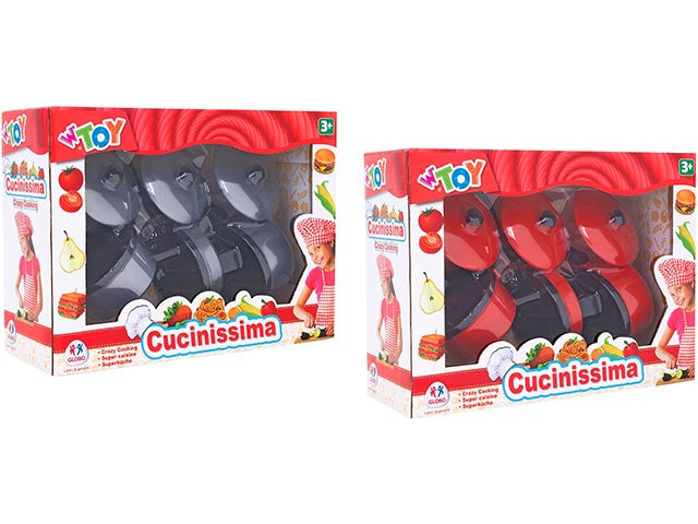 W toys pentoline c/coperchi 6 pezzi 37505