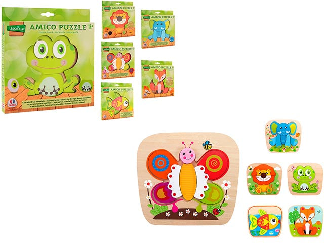 Legnoland puzzle animali 37701