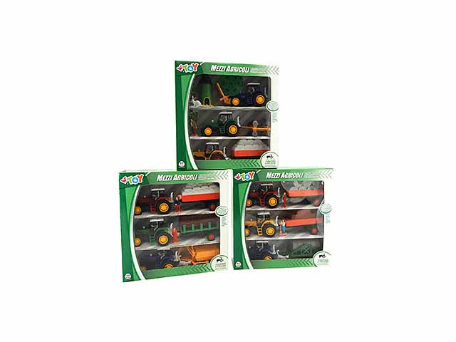 Wtoys trattore c/rimorchio e acc. 37821