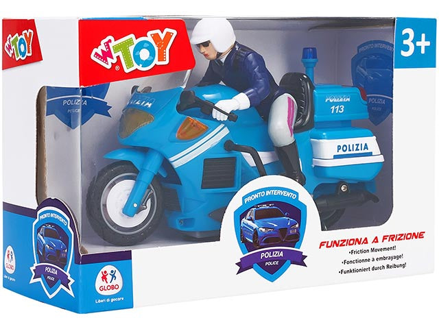 W toys moto polizia c/pers-38277