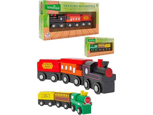 Legnoland treno in legno 3pz 39418