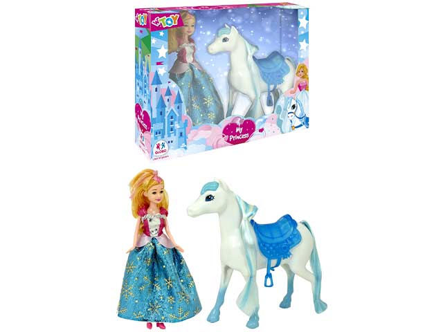 w toy bambola principessa c/caval.39972