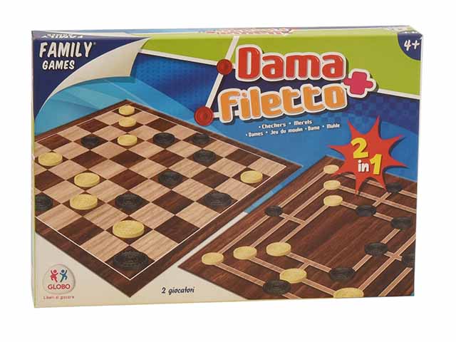 familygames gioco dama e filetto 40327