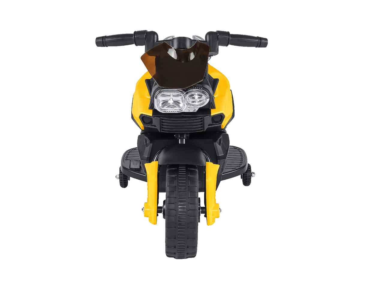 Moto elettrica con funzionamento a batteria 6v 4ah 20w colore giallo