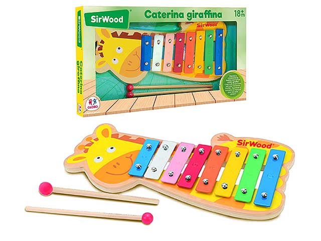 Xilofono giraffa c/2 bacchette 40599