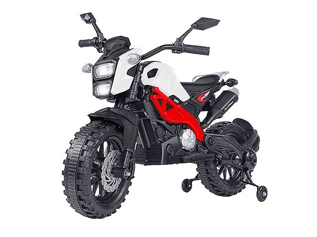 Moto elet.bianco/rosso b/o 7ah 35w40700