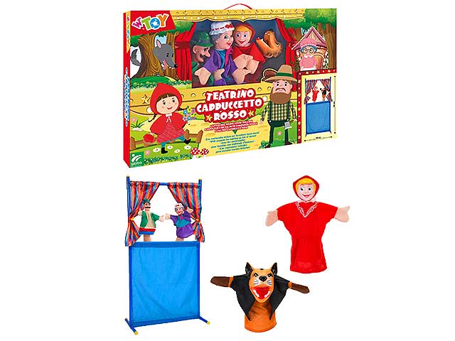 Teatro 68x135cm c/4 marionette 40743