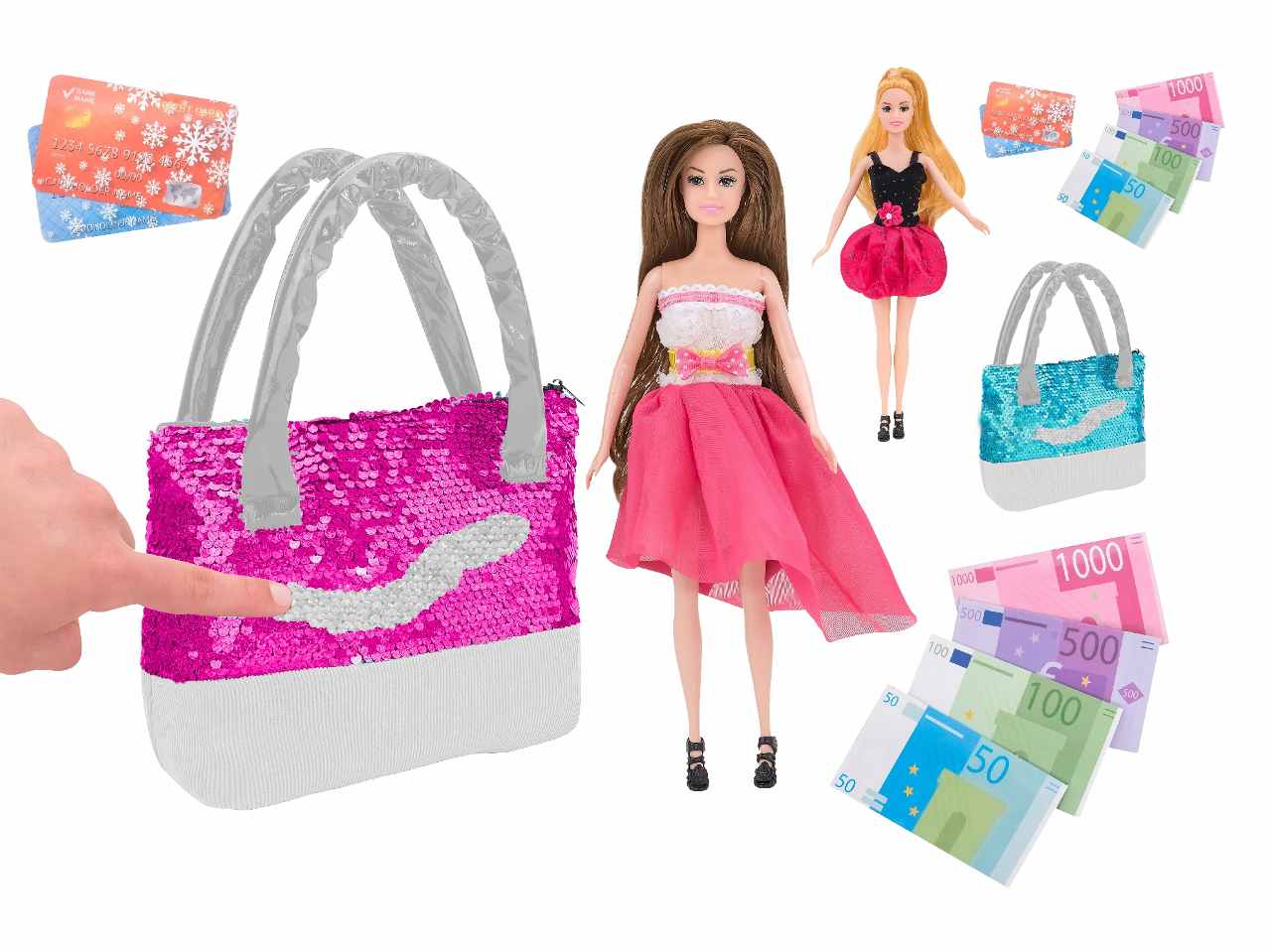 olly fashion doll c/borsetta/acc. 40813