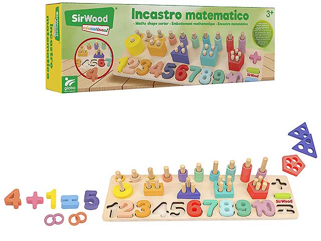 Gioco numeri/colori/forme 3in1 40887