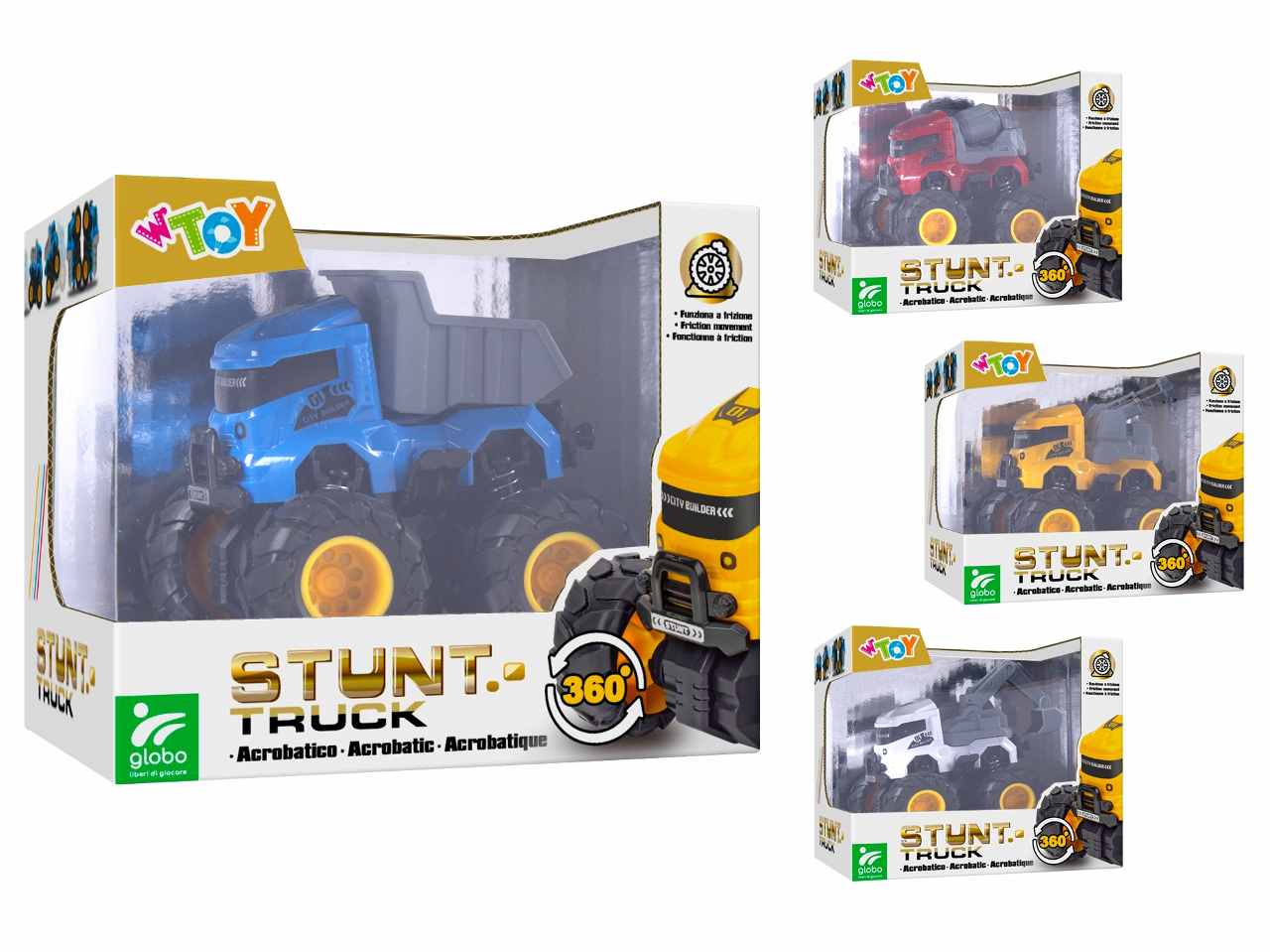 w toy mezzi a frizione stunt 1:43 41039