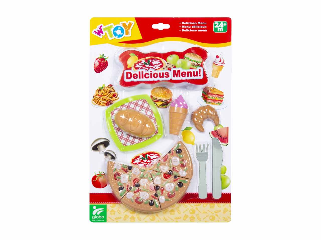 W toy set pizza in blister 41169