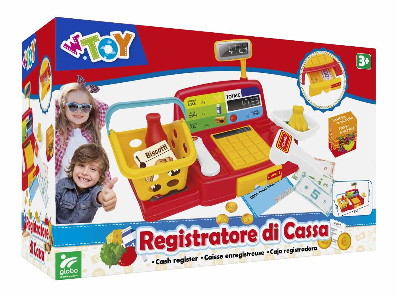 W toy registratore di cassa 41394