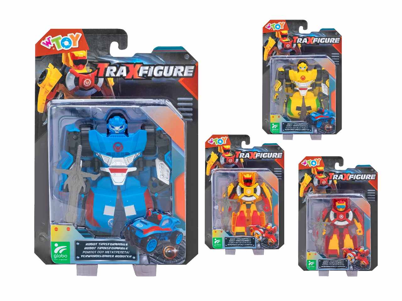 w toy traxfigure robot-auto 25cm 41416