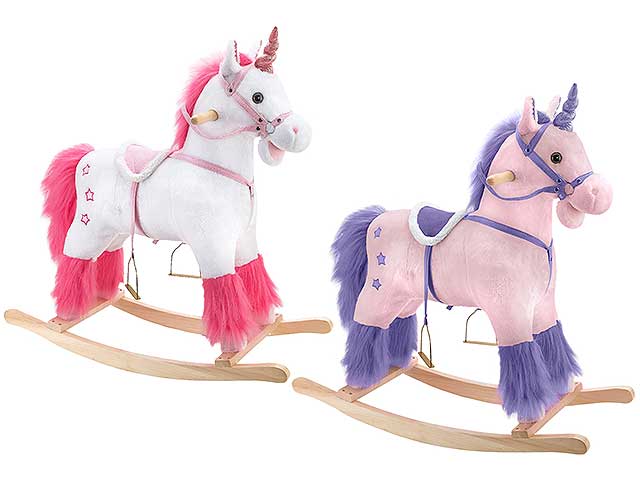 Unicorno dondolo peluche suon/mov.83412