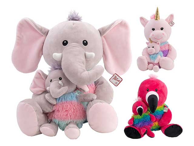pelux animale mamma cm37cm c/baby 83443