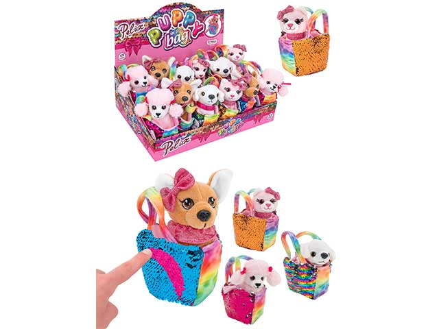 pelux cane/gatto in borsa c/pail.9cm 83455