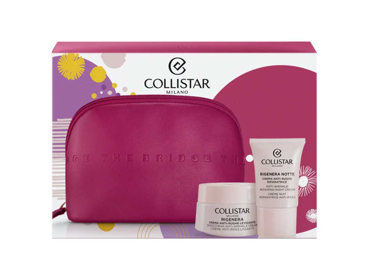 Collistar cofanetto rigenera crema anti-rughe levigante viso e collo