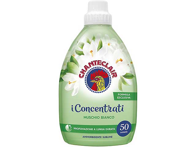 Chanteclair ammorbidente concentrato 50 lavaggi al muschio bianco