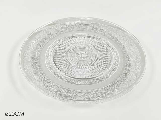 Piatto trasparente 20cm 521979