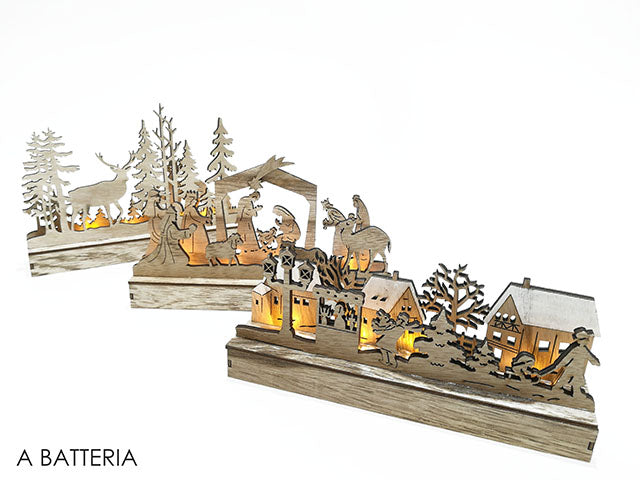 Paesaggio legno con luce 634707