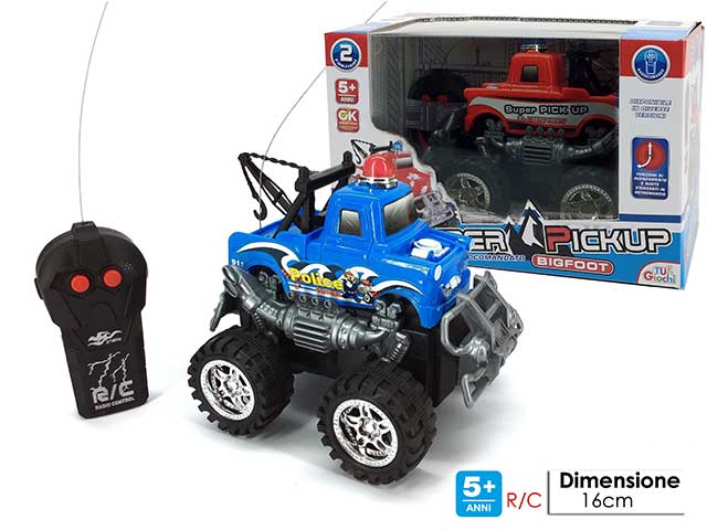 Super pick up big foot r/c c/2 funz. 2as