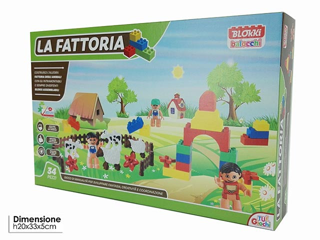 Costruzioni fattoria 34 pezzi 101848
