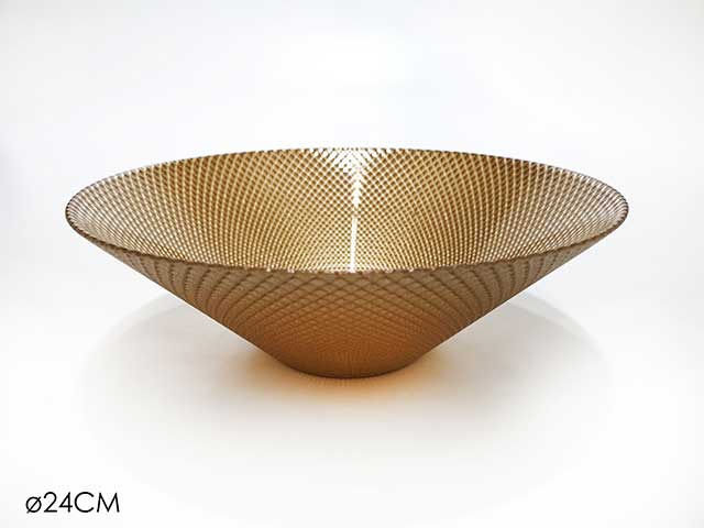 centrotavola svas.24cm oro glit.617314