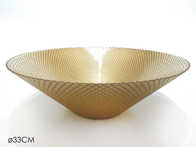 centrotavola svas.33cm oro glit.617315