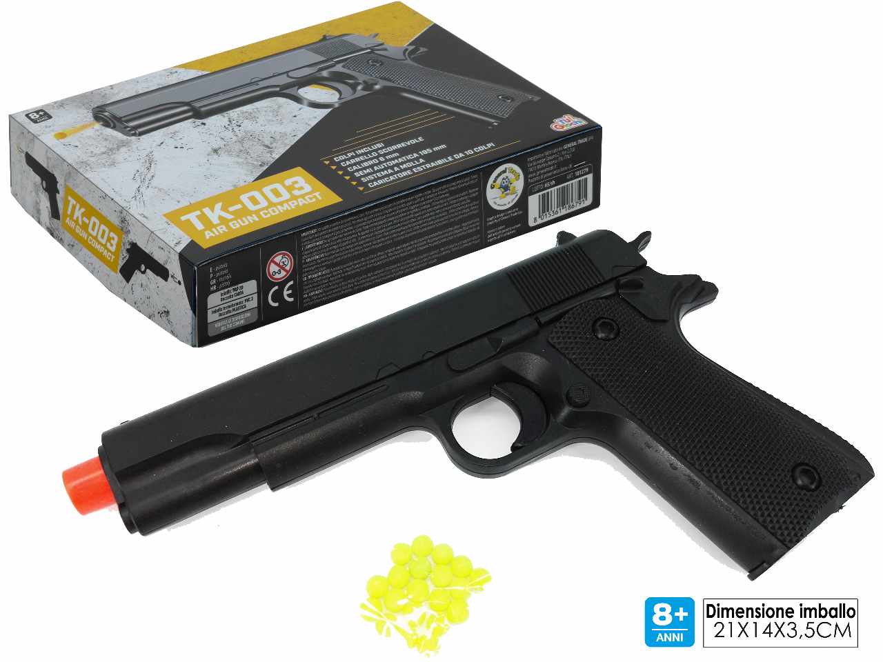 Pistola tk-003 air gun compact 101279