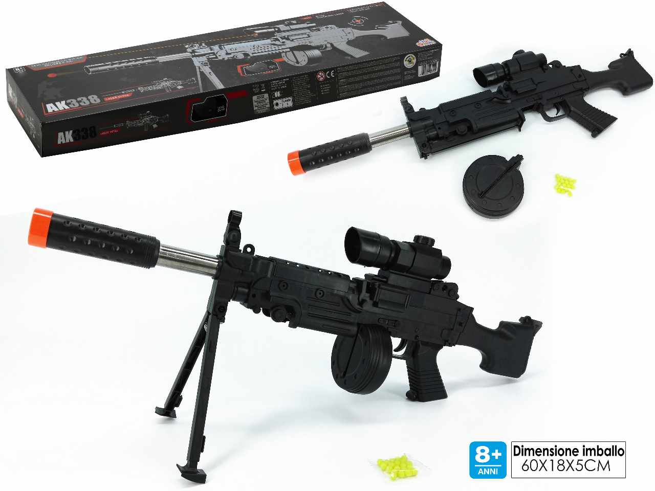 Fucile ak-338 c/laser 101293