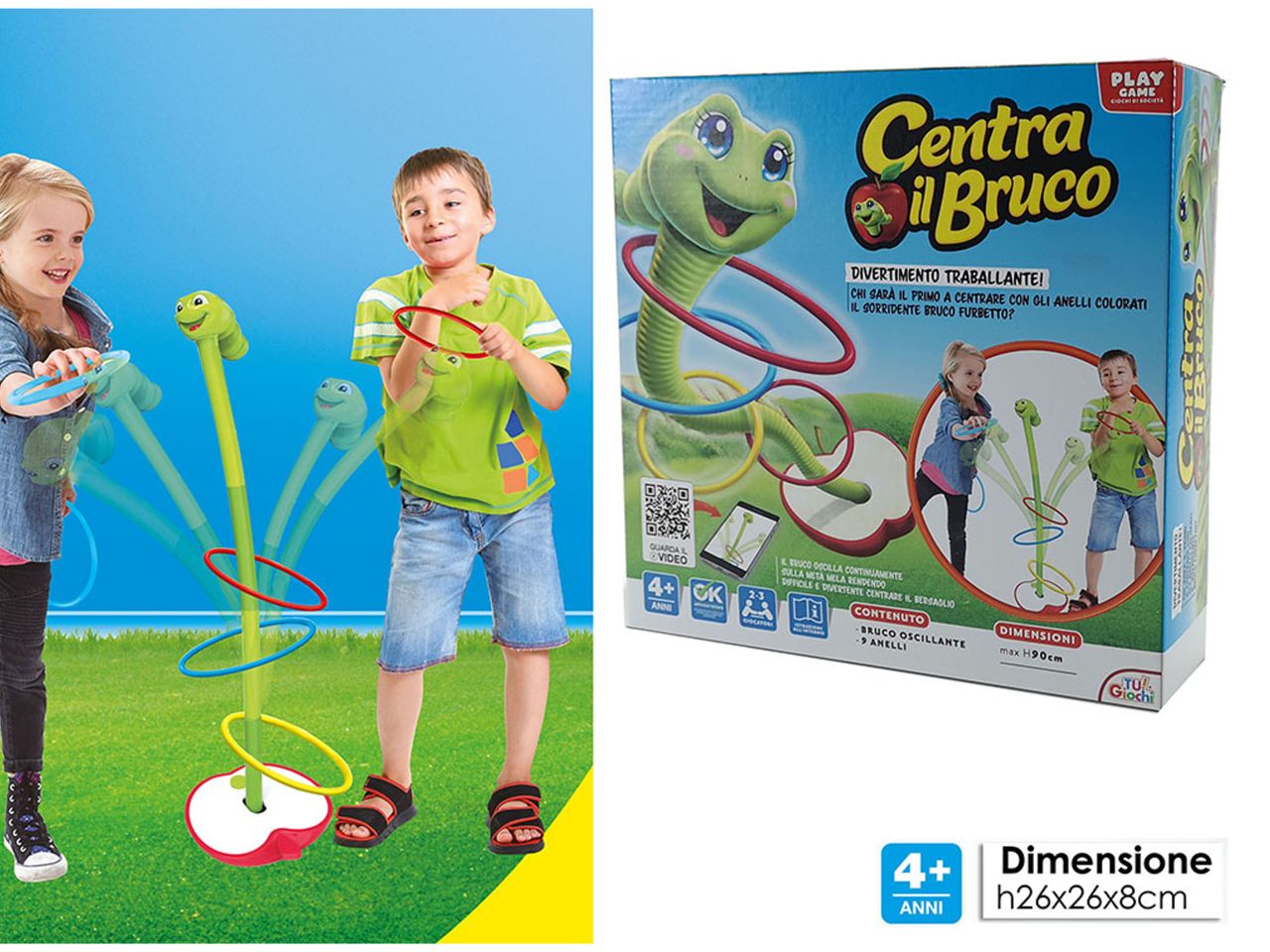 Gioco centra il bruco