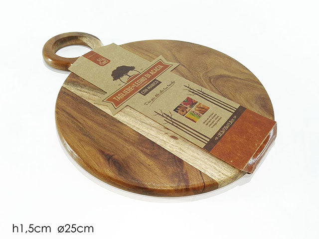 Tagliere legno acacia 25cm635777
