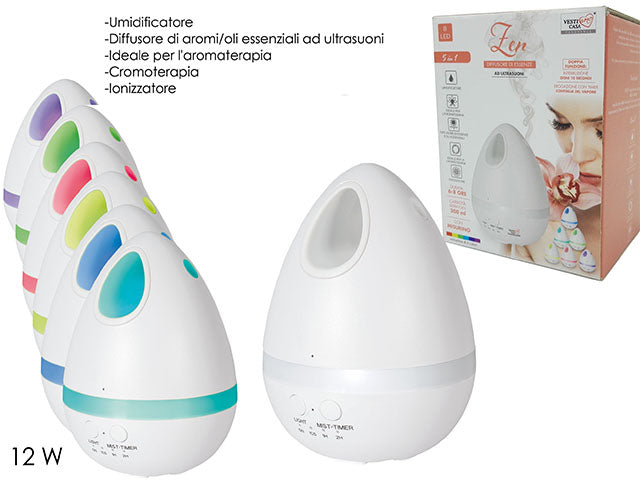 diffusore di essenze 12w 5in1 7led 874401