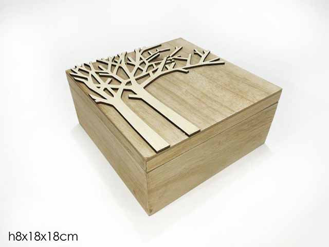 L.alberi porta oggetti 18x18x8cm  660107