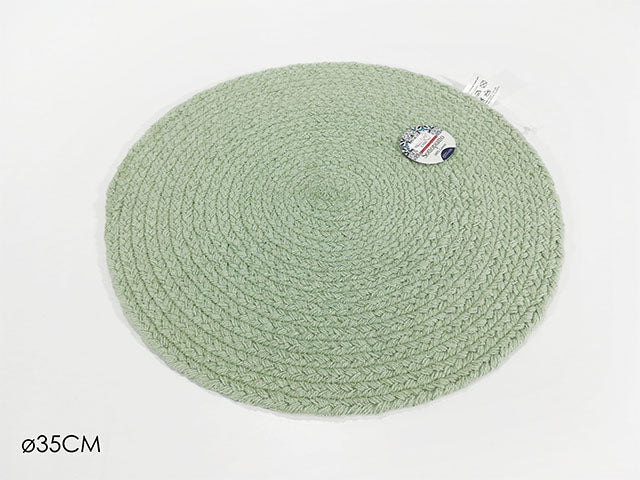 Sottopiatto d.35cm verde 847491