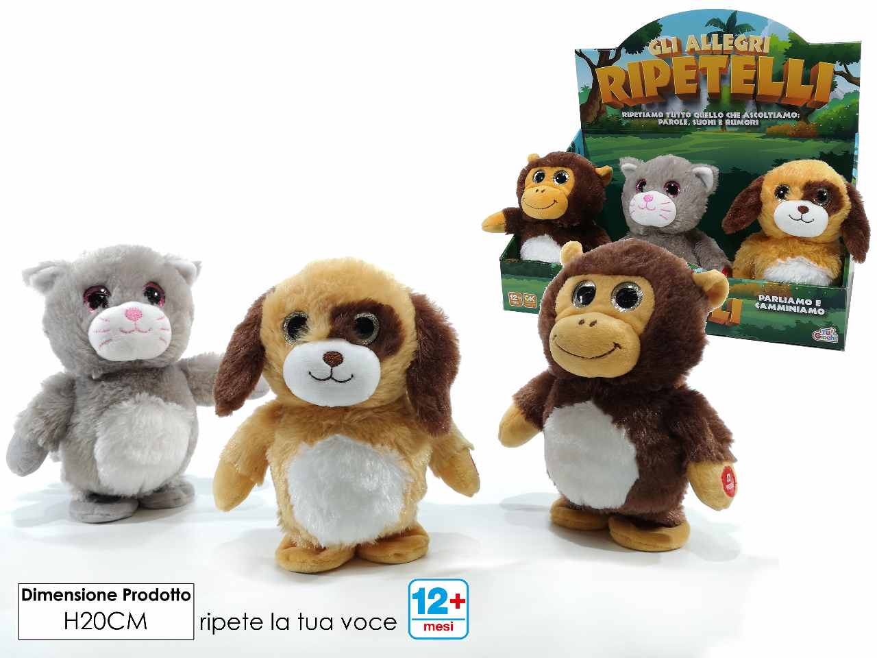ripetelli animali b/o 20cm 438150