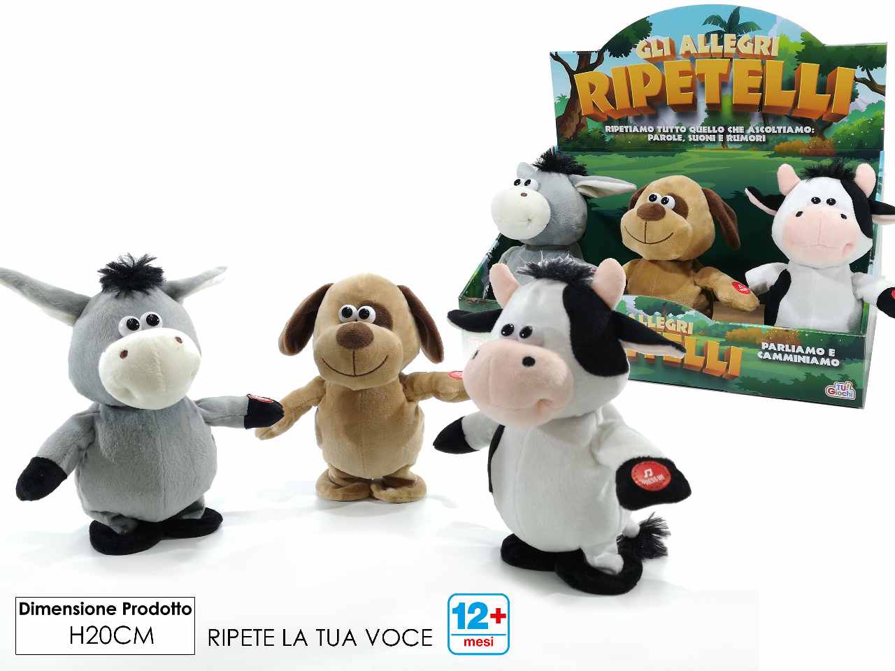ripetelli animali b/o 20cm 438151