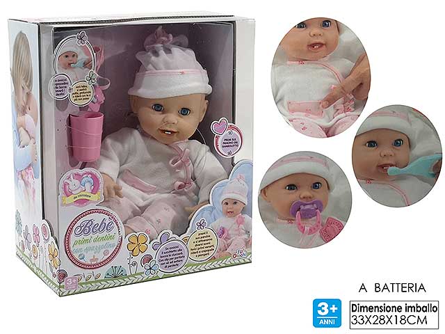 Bebe' primi dentini c/spazzolino try-me 115622
