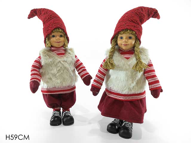 bimbo/a c/pell. h59cm 432781