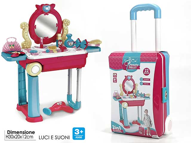 set bellezza beauty trolley 108906b