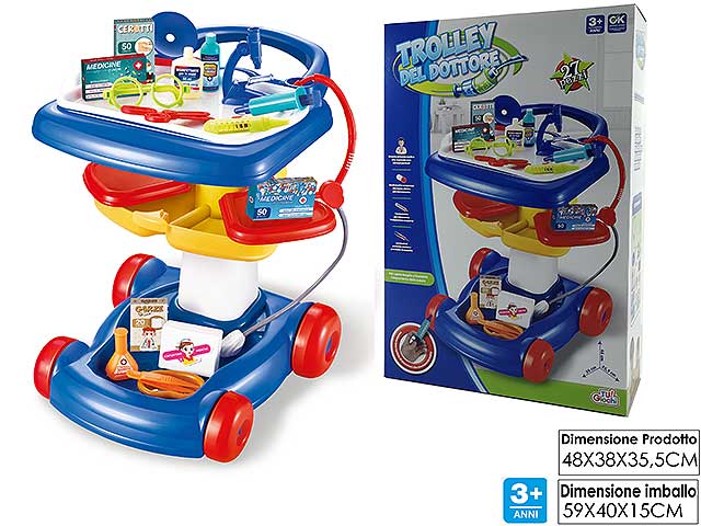 trolley del dottore 27pz 115143